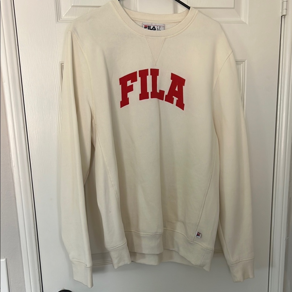 FILA Cream Crewneck Sweatshirt